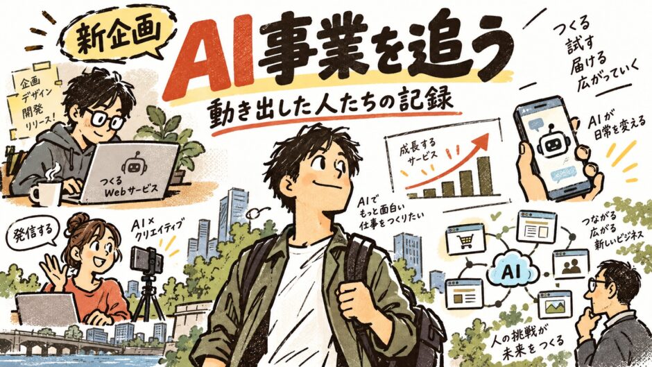 新企画 AI事業を追う｜動き出した人たちの記録